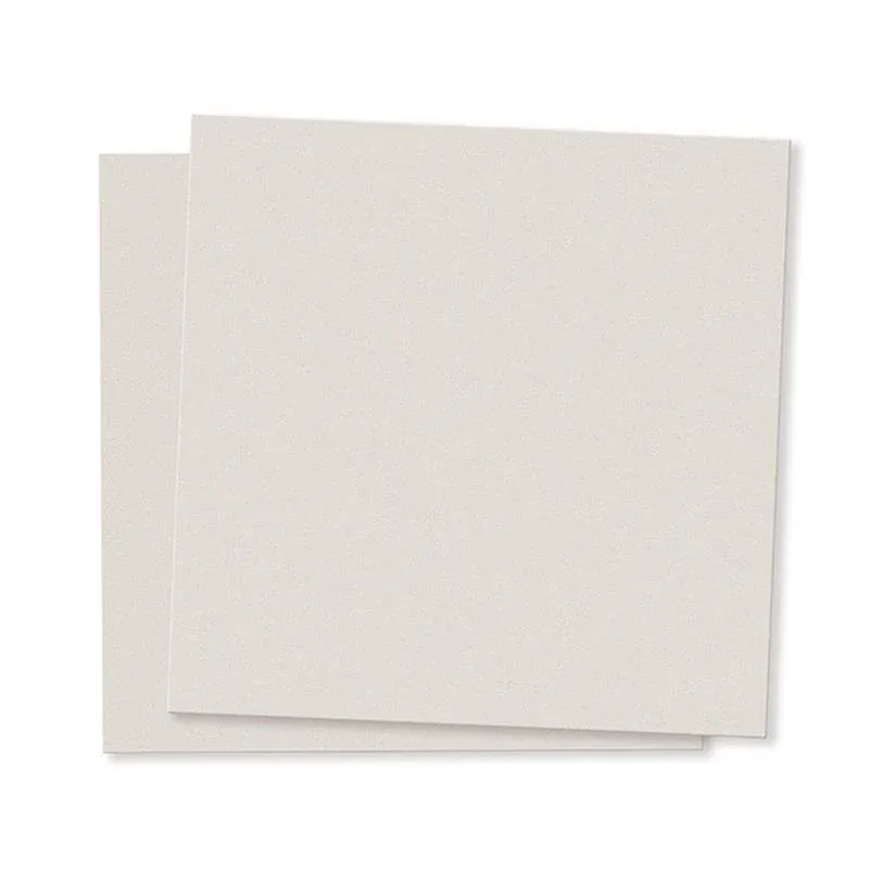 5 Blanko Klappkarten - Quadrat klein - creme Light Gray catsonappletrees