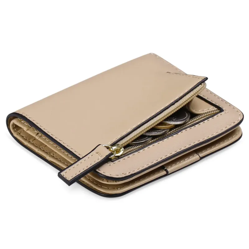 Small Purse with RFID Protection, Mini Short Purse
