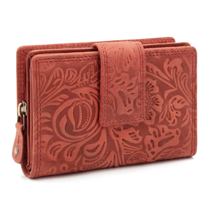 Leather wallet with RFID protection