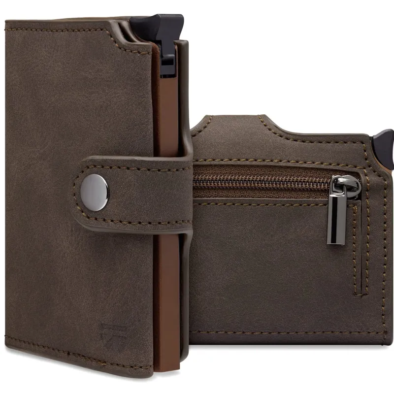 Shielded Slim Wallet with Coin Compartment