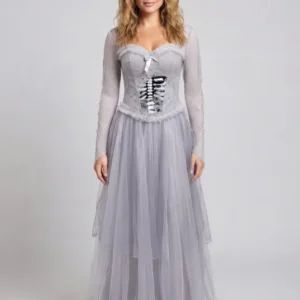 Frauen elegantes Hochzeitskleid Echo Archiv
